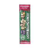 Seda Blunt Lion Circus Hemp Wraps Strawberry (Pacote com 2un)