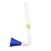 Pipe de Vidro Funil Azul 10cm REF24 Eai Bateu?