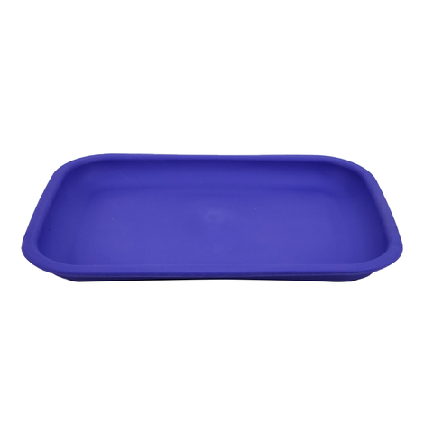 Bandeja De Silicone Rok Tray Média - Roxa