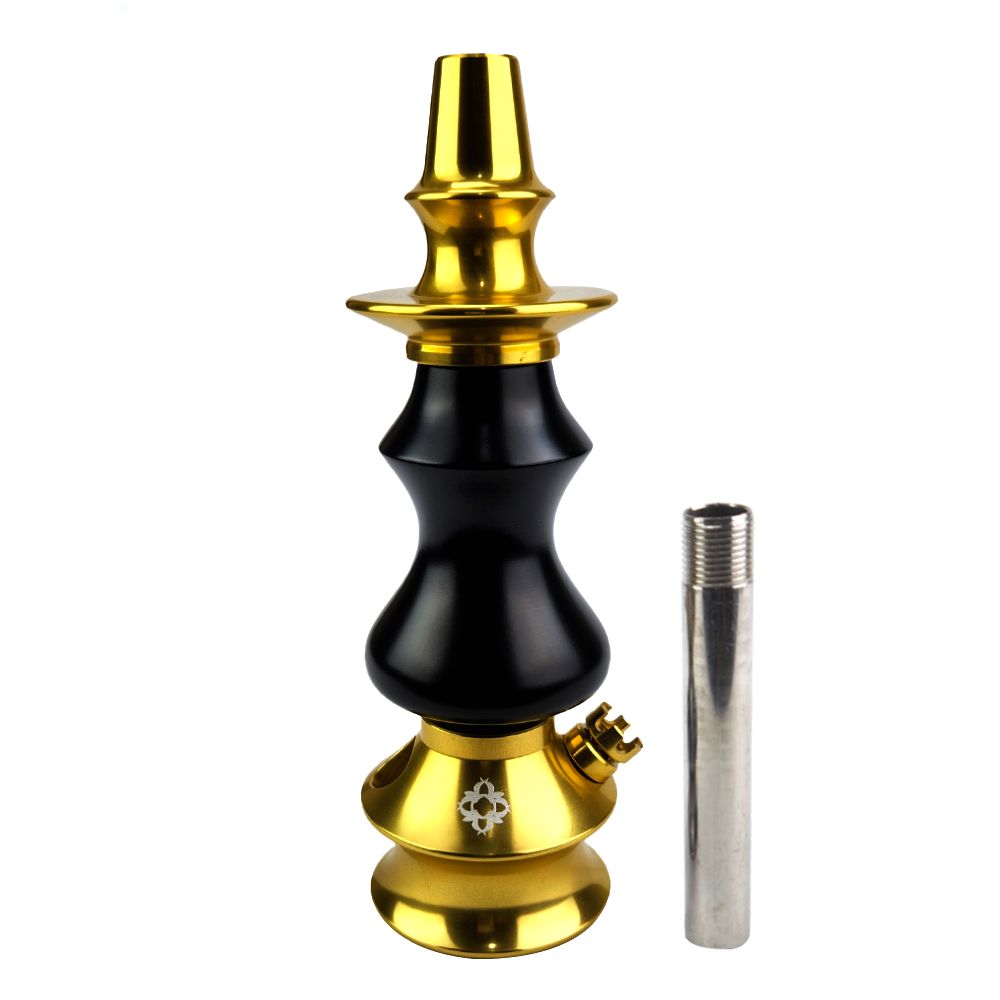 Stem Narguile Amazon Hookah Prime - Dourado/Preto