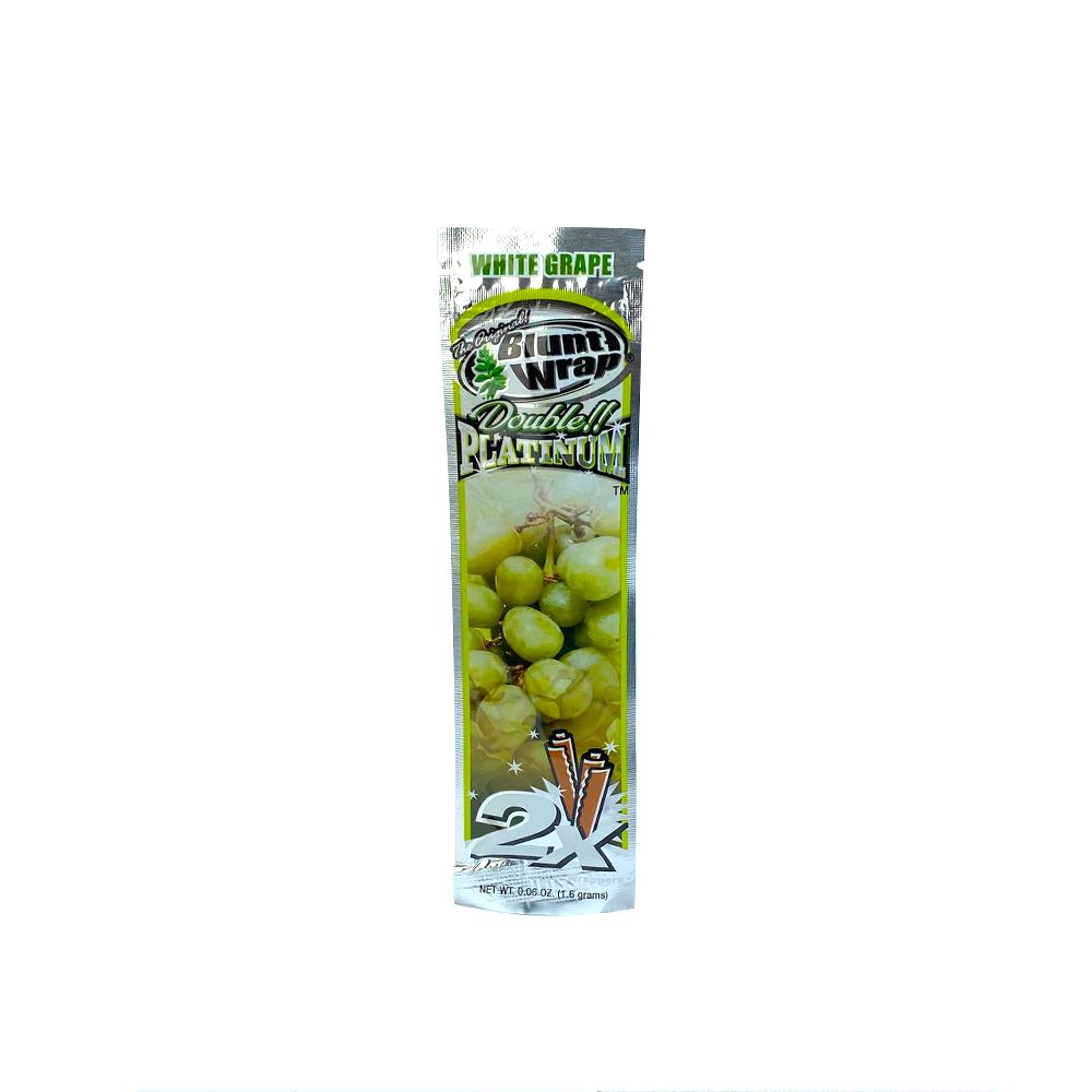 Seda Blunt Wrap Double Platinium (Pacotes Com 2 Un) - White Grape