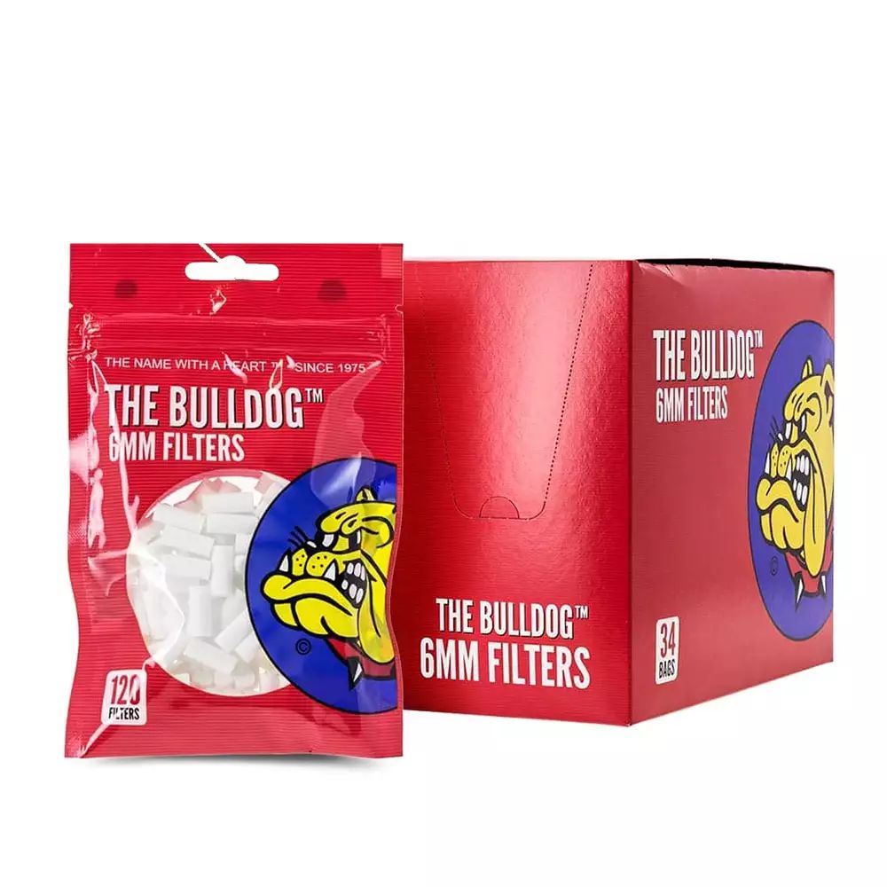 Display Filtro The Bulldog 6mm (CX/34 Pacotes de 120un)