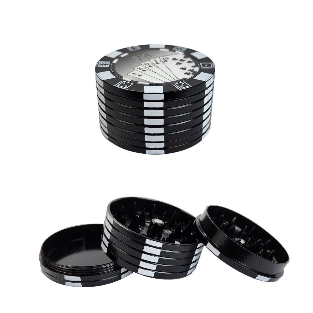 Dichavador De Metal MD Poker Grande - ESCOLHA A COR