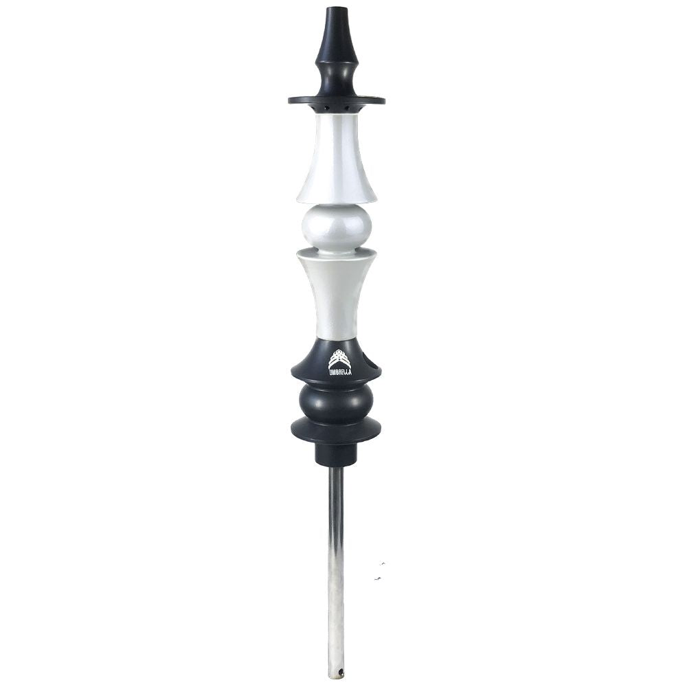 Stem Narguile Marajah Hookah Umbrella Médio Preto/Branco Fusion