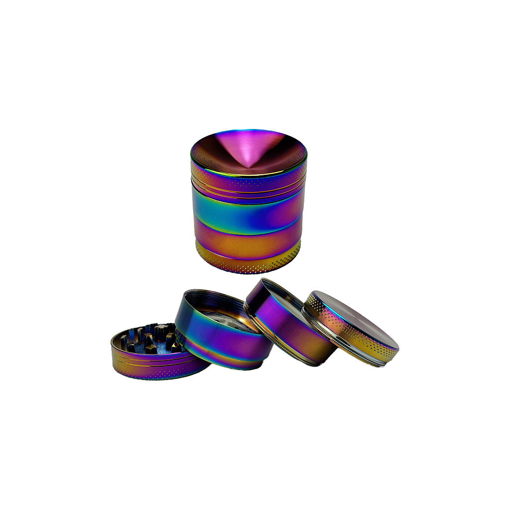 Dichavador De Metal DK Cuia Rainbow 4F