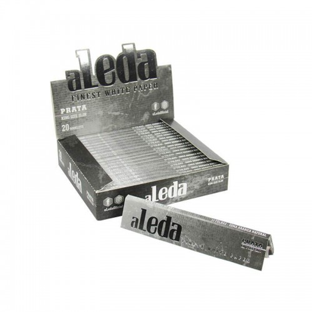 Seda aLeda Prata King Size Slim (20 Livretos C/33 folhas)