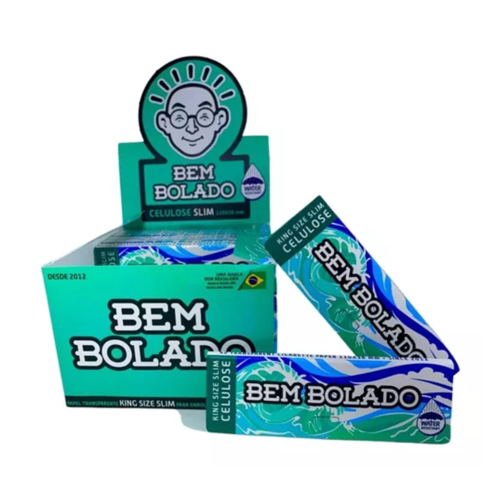 Seda Bem Bolado Celulose King Size Slim (40 Livretos com 40 Folhas)