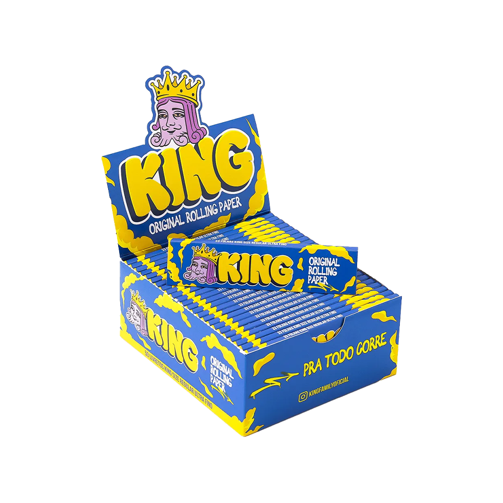 Seda King Original King Size Regular (Caixa C/50 Livretos De 33 Folhas)